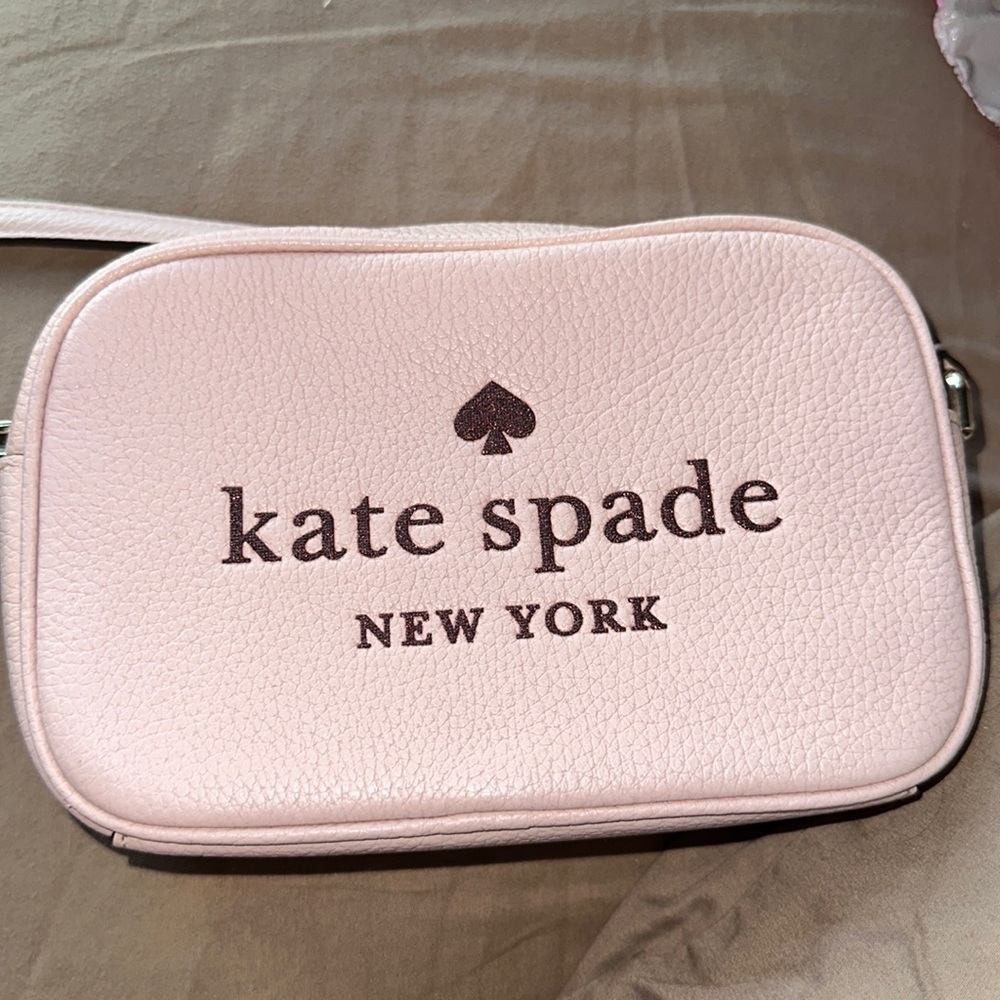 Kate Spade New York Glitter Writing Camera Crossbody​​​​​